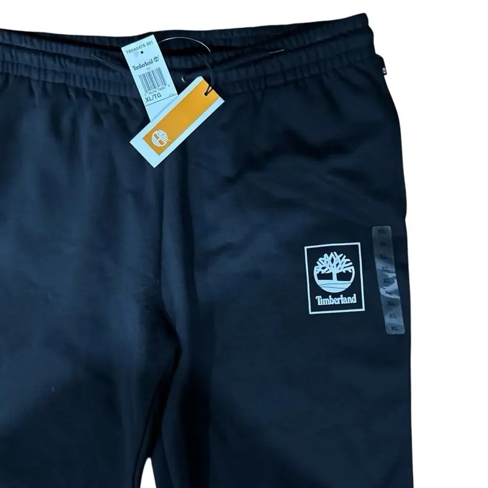 Timberland Black Side Pockets Drawstrings Sweatpants- Size XL